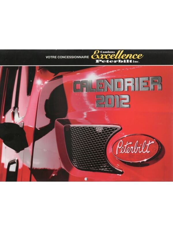 25-0629 peterbilt calendar 2012