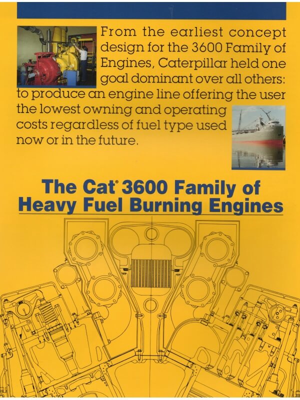 25-0639 caterpillar 3600 moteurs à combustion lourde