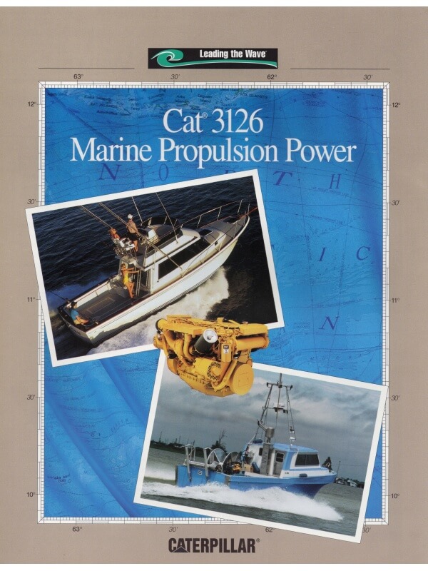 25-0647 caterpillar 3126 puissance de propulsion marine