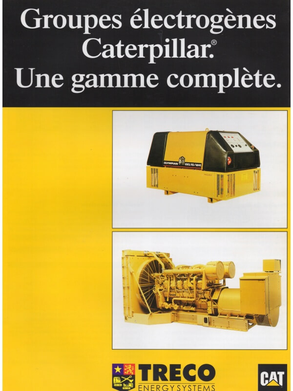 25-0655 caterpillar gamme des groupes électrogènes