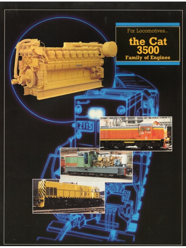 25-0659 caterpillar 3500 moteurs pour locomotives