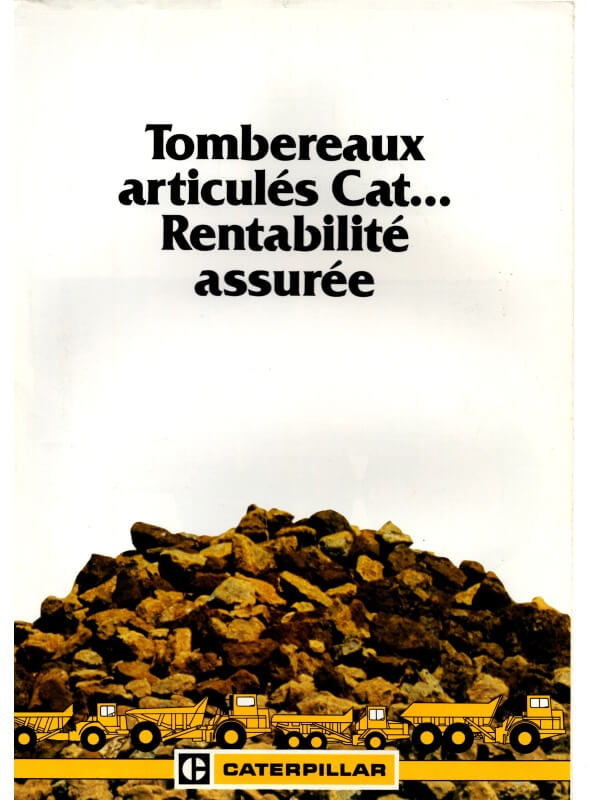 25-0678 caterpillar articulated haulers