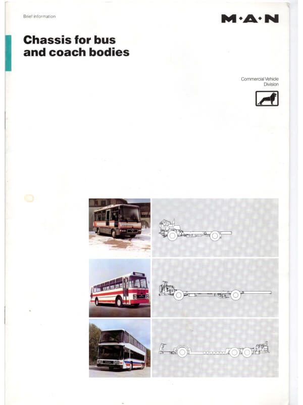 25-0821 man châssis pour carrosseries d'autobus et d'autocars