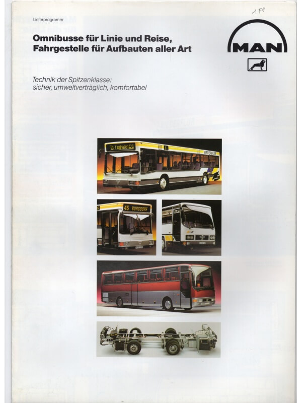 25-0823 man autobus et autocars de ligne et de tourisme, châssis pour superstructures de tous types
