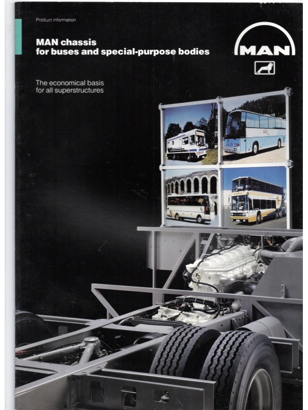 25-0824 man châssis pour autobus et carrosseries spéciales