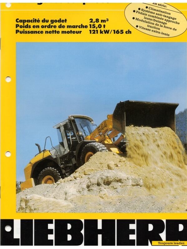 25-0969 liebherr l 544 wheel loader