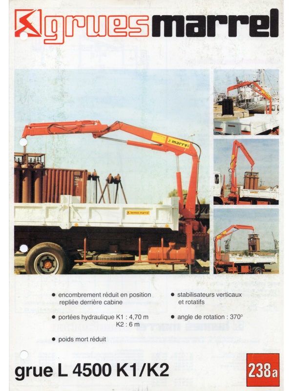25-1170 marrel crane l 4500 k1/k2