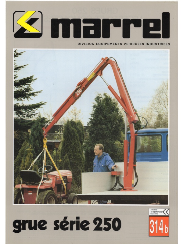 25-1202 marrel crane 250 series