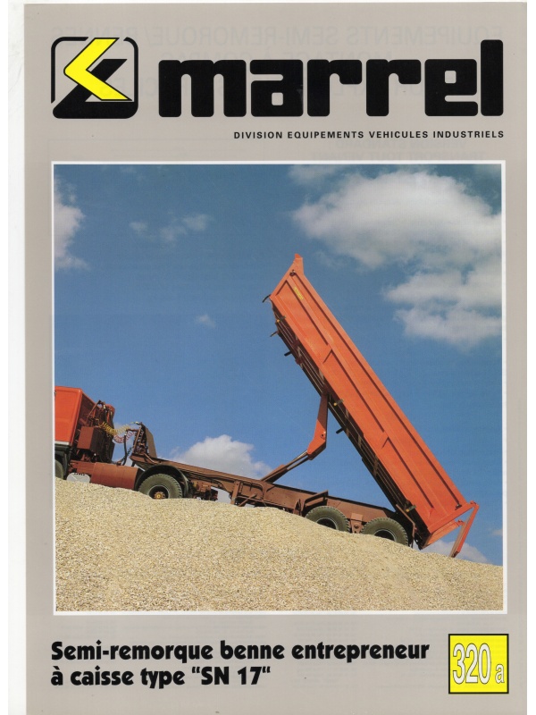 25-1208 marrel contractor dump trailer type sn 17