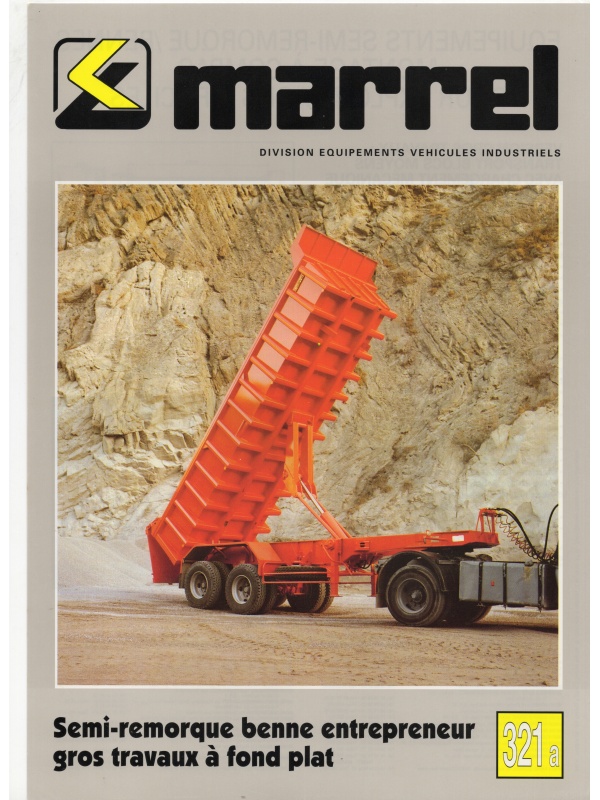 25-1209 marrel heavy-duty contractor flat-bottom dump trailer