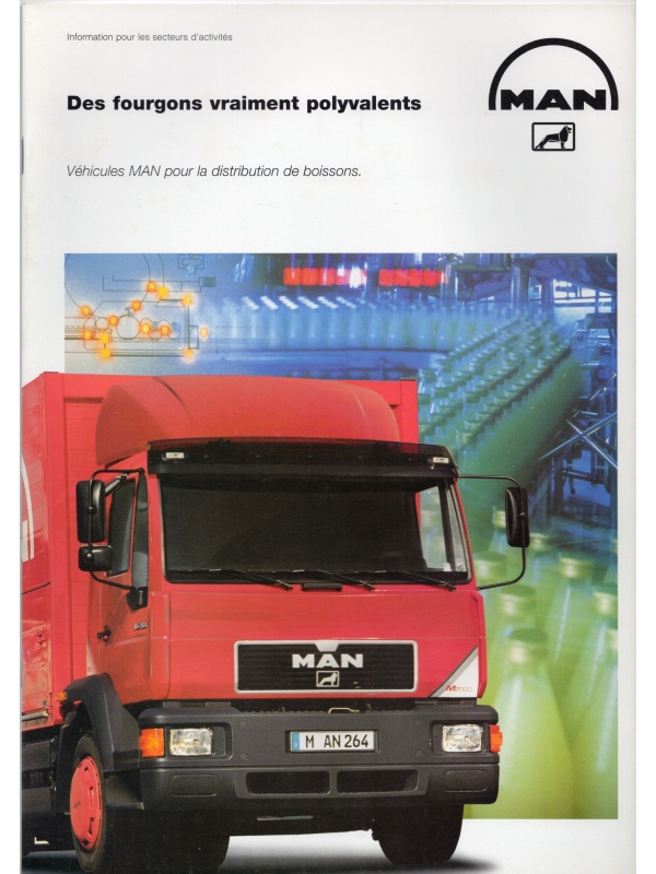 25-1337 man véhicules pour la distribution de boissons