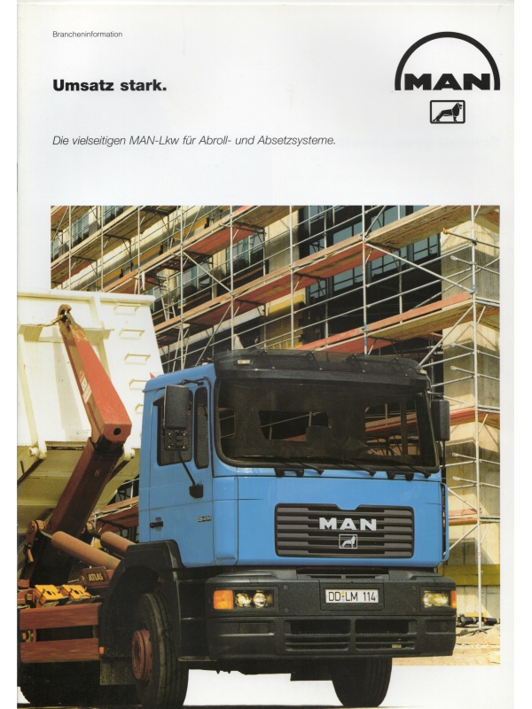 25-1352 man camions à bras ampliroll et à chaînes