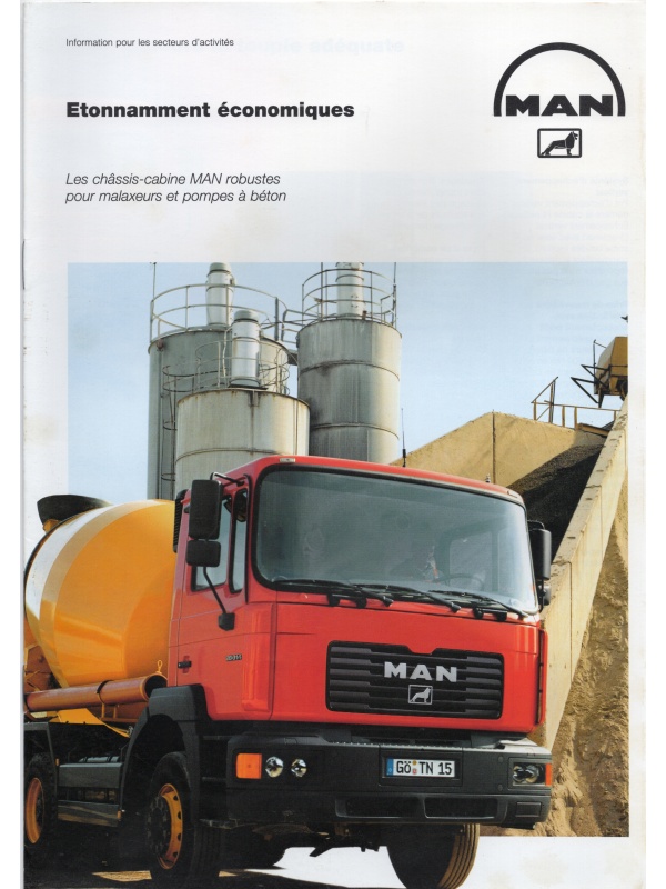 25-1358 man chassis for concrete mixers and concrete pumps
