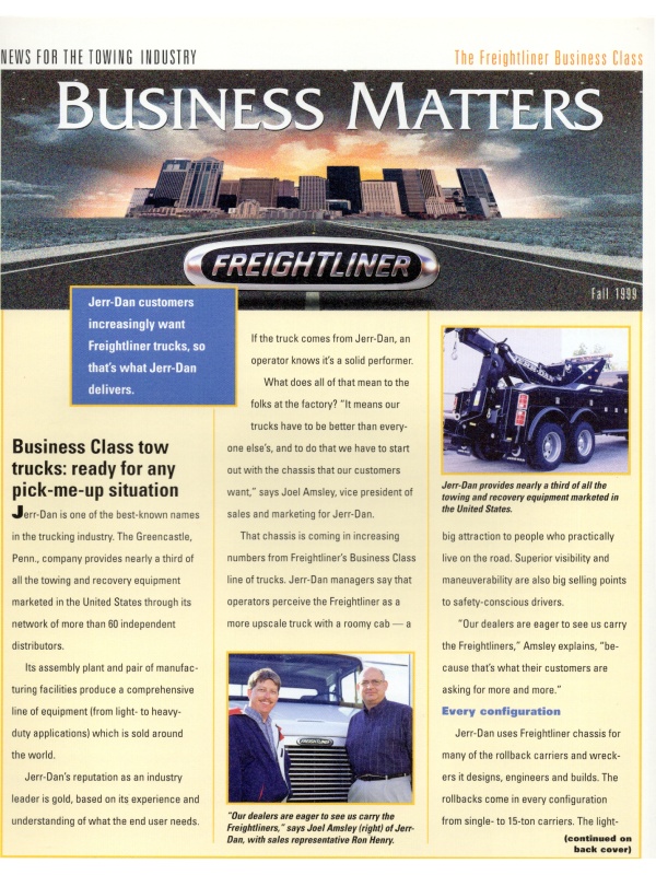 25-1456 freightliner business matters automne 1999