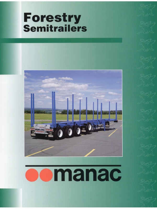 25-1460 manac semi-remorque forestière