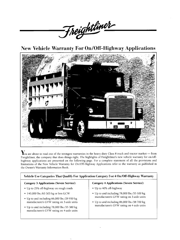 25-1473 freightliner flb / flc / fld /fll