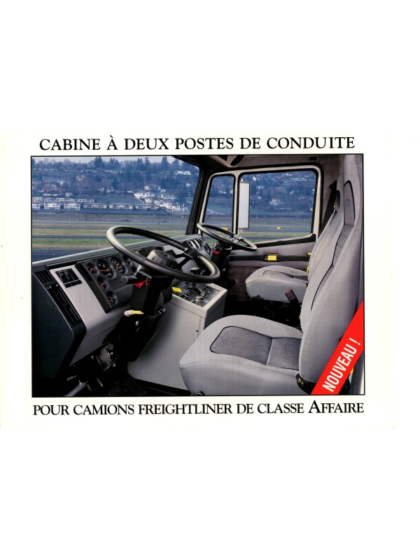 25-1479 freightliner cabine à deux postes de conduite