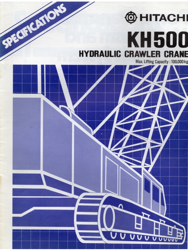 25-1562 hitachi kh500 grue hydraulique sur chenilles