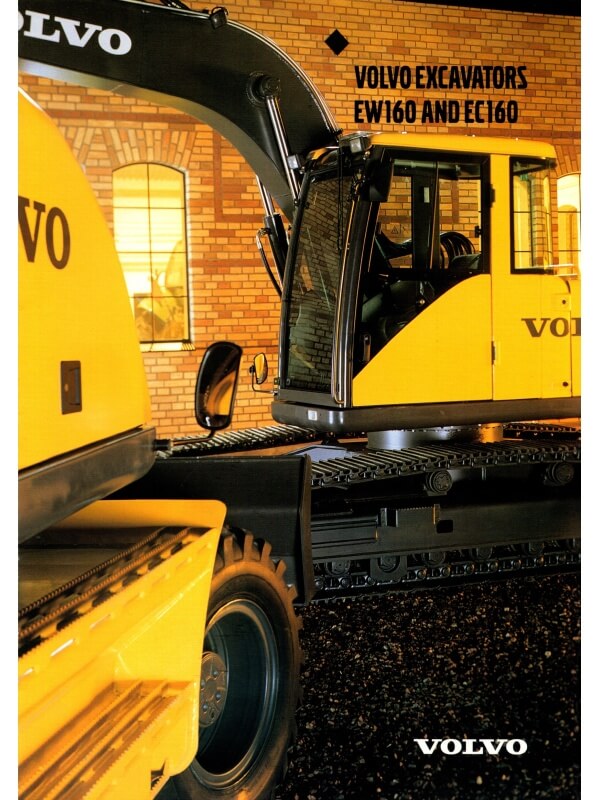 25-1670 volvo ew160 / ec160 excavateurs