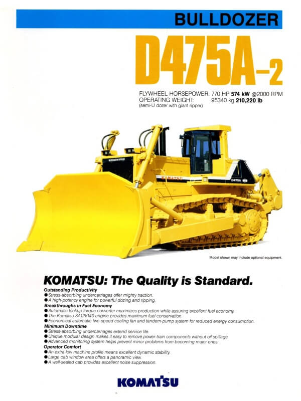25-1783 komatsu d475a-2