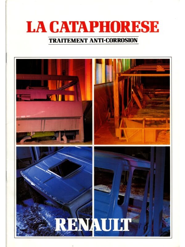 25-2159 renault la cataphorese - anti-corrosion treatment
