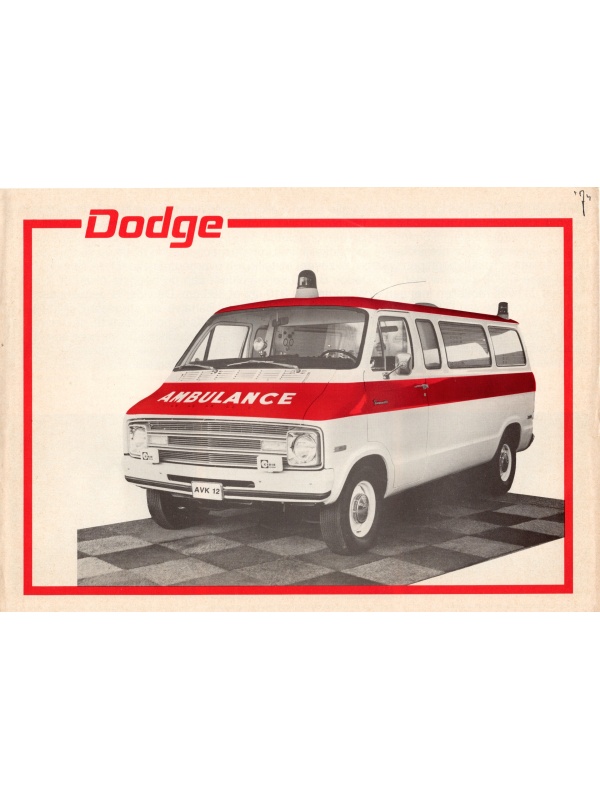 25-2186 dodge avk 12 ambulance