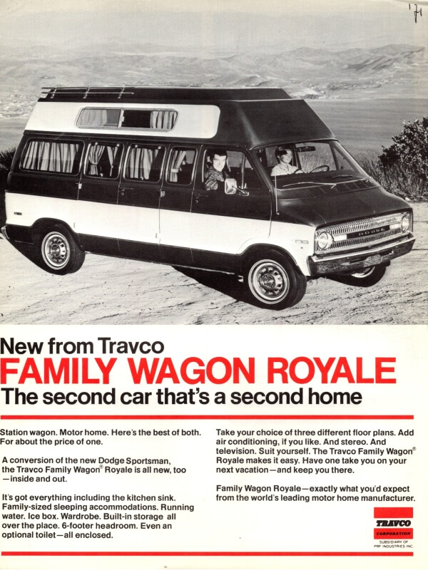 25-2194 dodge travco family wagon royale