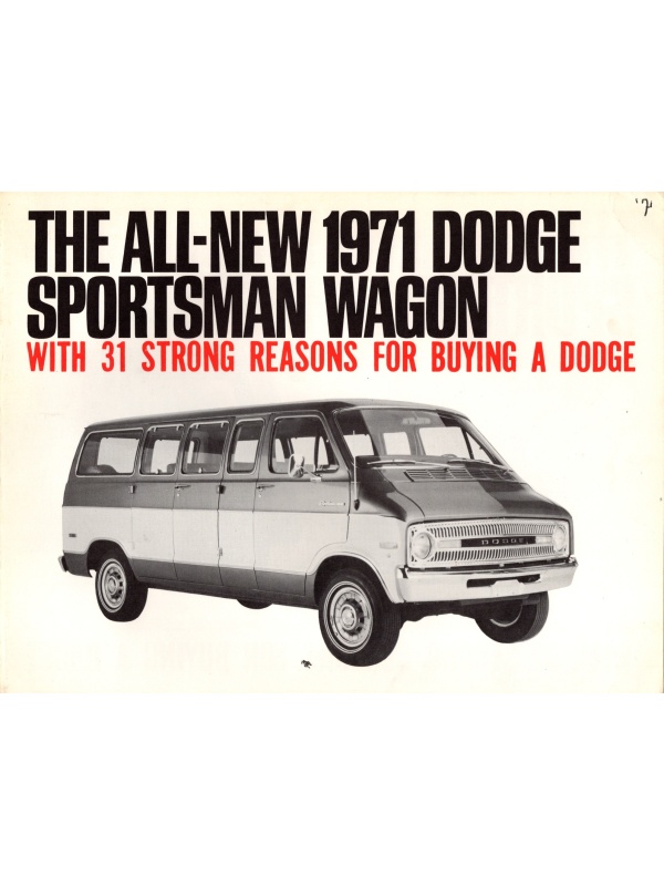 25-2199 dodge sportsman wagon 1971