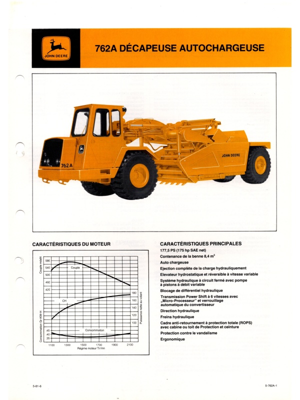 25-2403 john deere 762a self-loading scraper