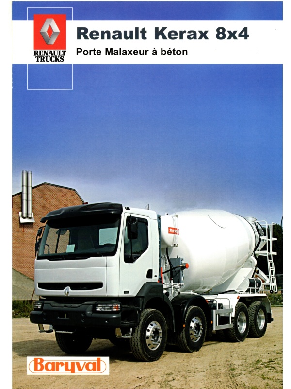 25-2488 renault kerax 8x4 concrete mixer door