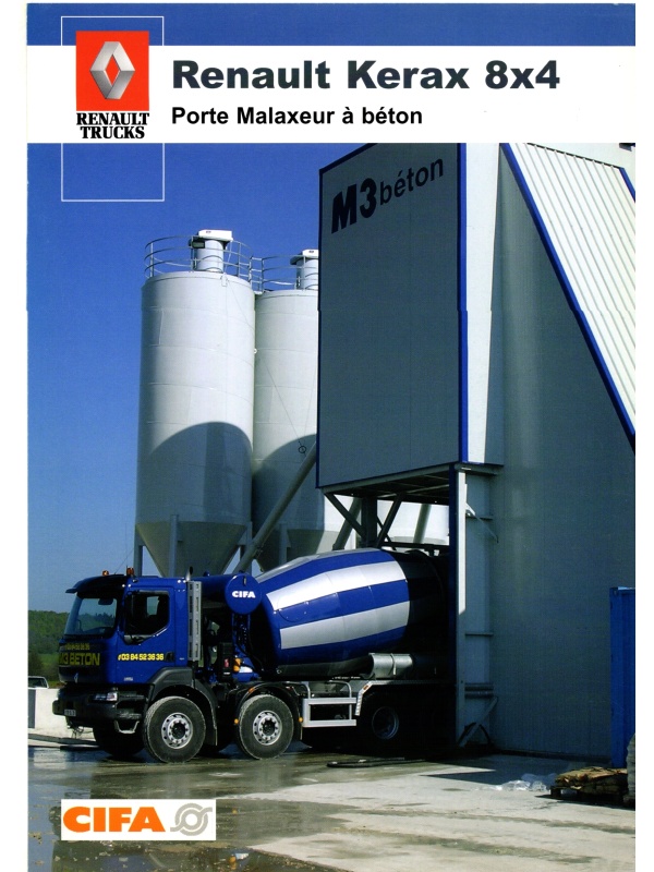 25-2489 renault kerax 8x4 concrete mixer door