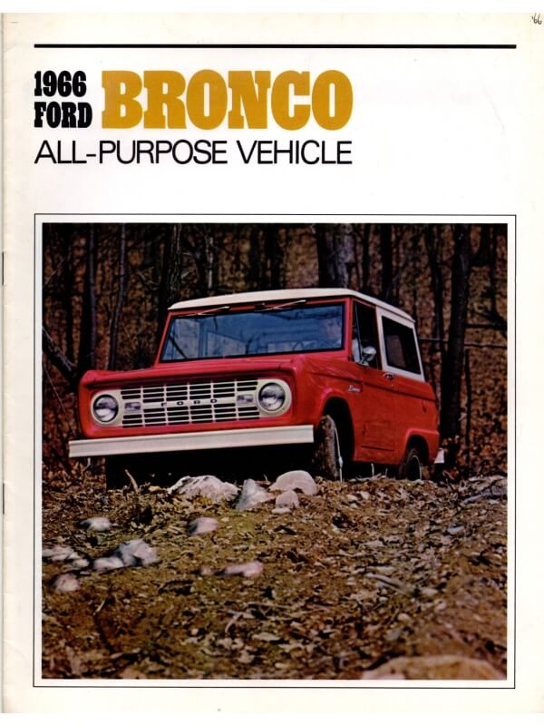 25-2650 ford bronco - 1966