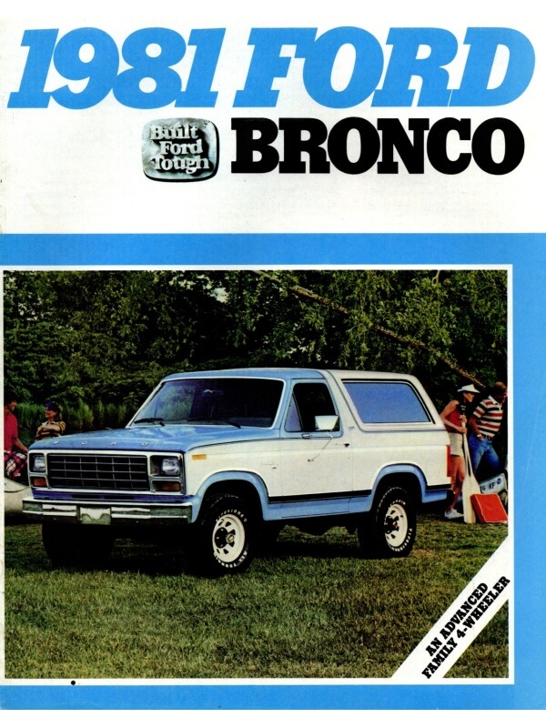 25-2662 ford bronco - 1981