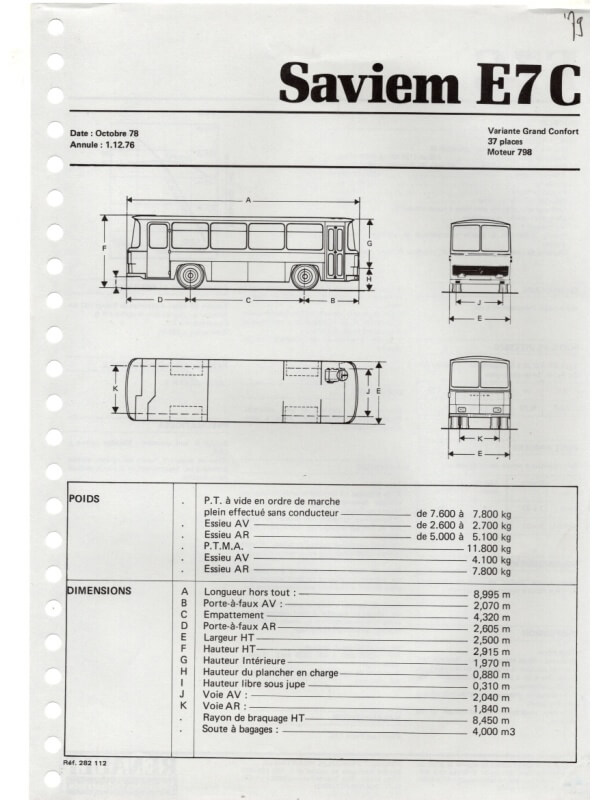 25-2731 saviem e7c