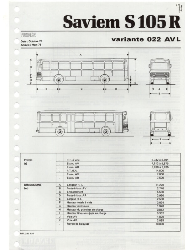 25-2732 saviem s105r