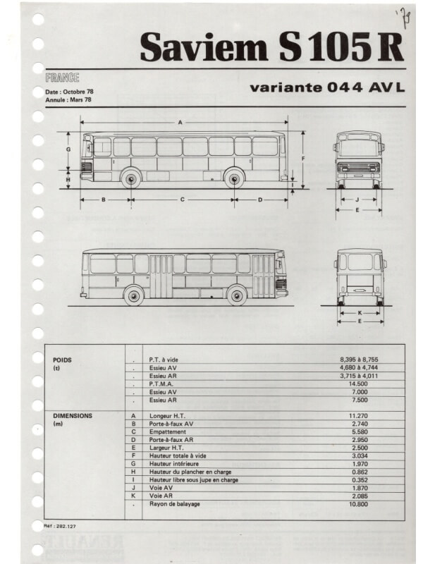 25-2733 saviem s105r