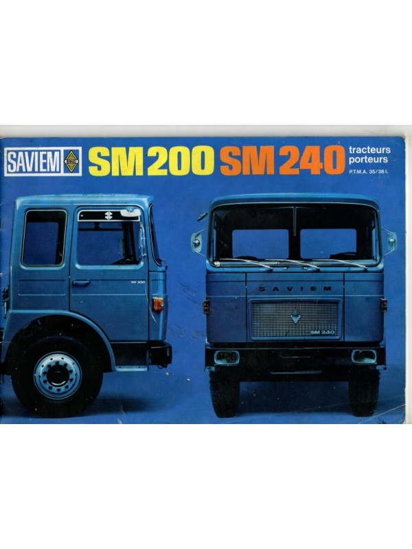 25-2770 saviem sm200 / sm240 tracteurs porteurs