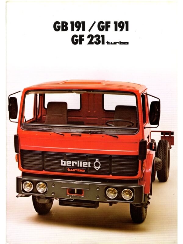 25-3071 berliet gb 191 / gf 191 / gf 231 turbo