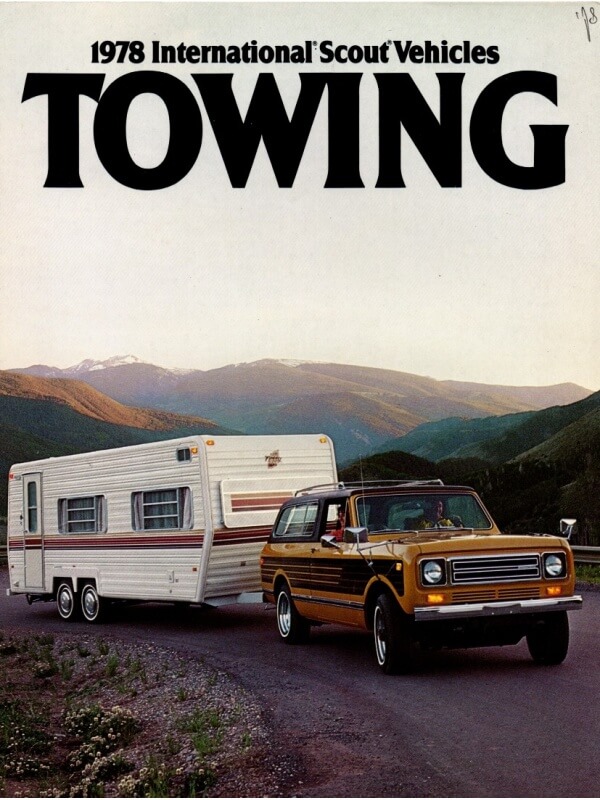 25-3099 international scout towing 1978