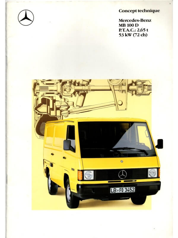 25-3149 mercedes-benz mb 100 d