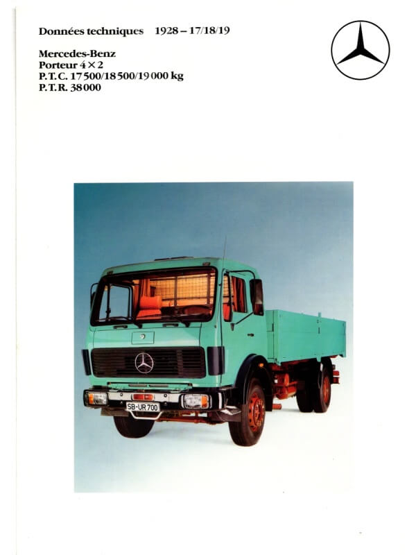 25-3155 mercedes-benz 1928 porteur 4x2