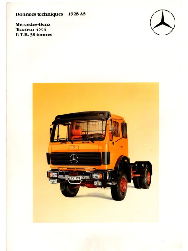 25-3157 mercedes-benz 1928 as tracteur 4x4