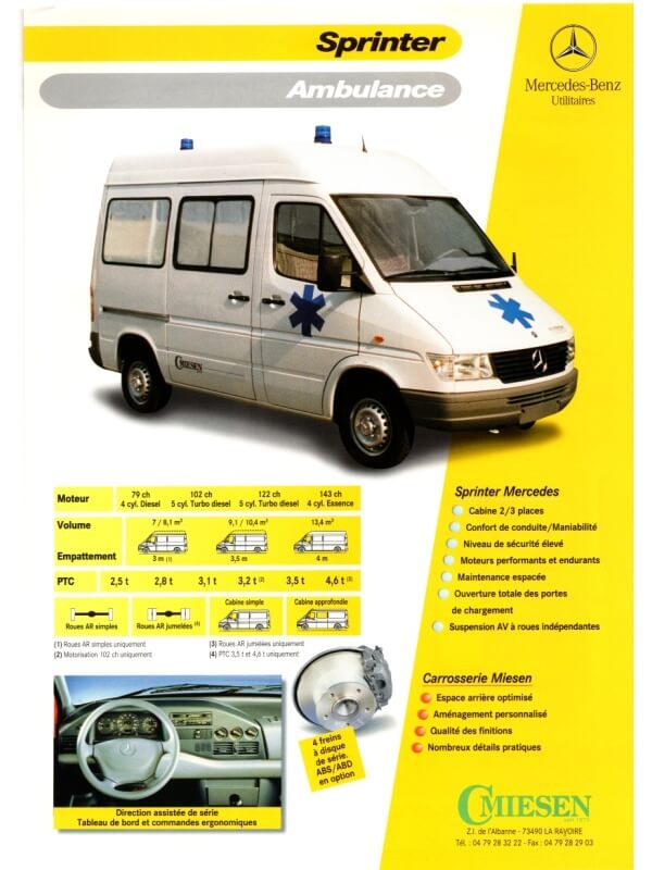 25-3190 mercedes-benz sprinter ambulance