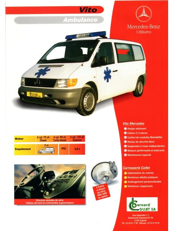 25-3197 mercedes-benz vito ambulance