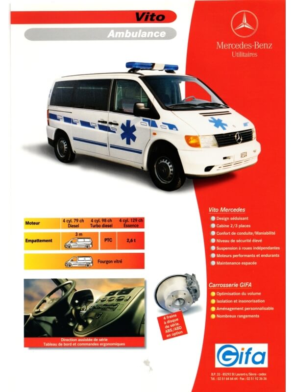25-3198 mercedes-benz vito ambulance