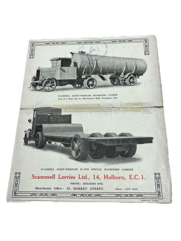 25-4061 scammell eight wheeler (1922-1928)