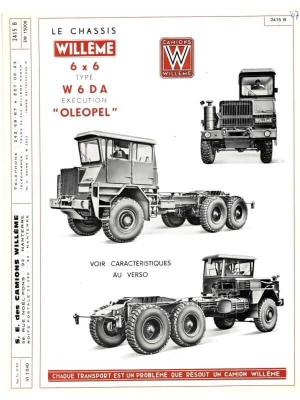 25-3841 willème 6x6 w 6 da "oleopel