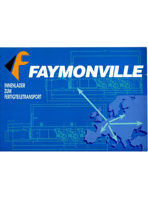 25-3917 faymonville chargeur interne pour le transport de pièces finies