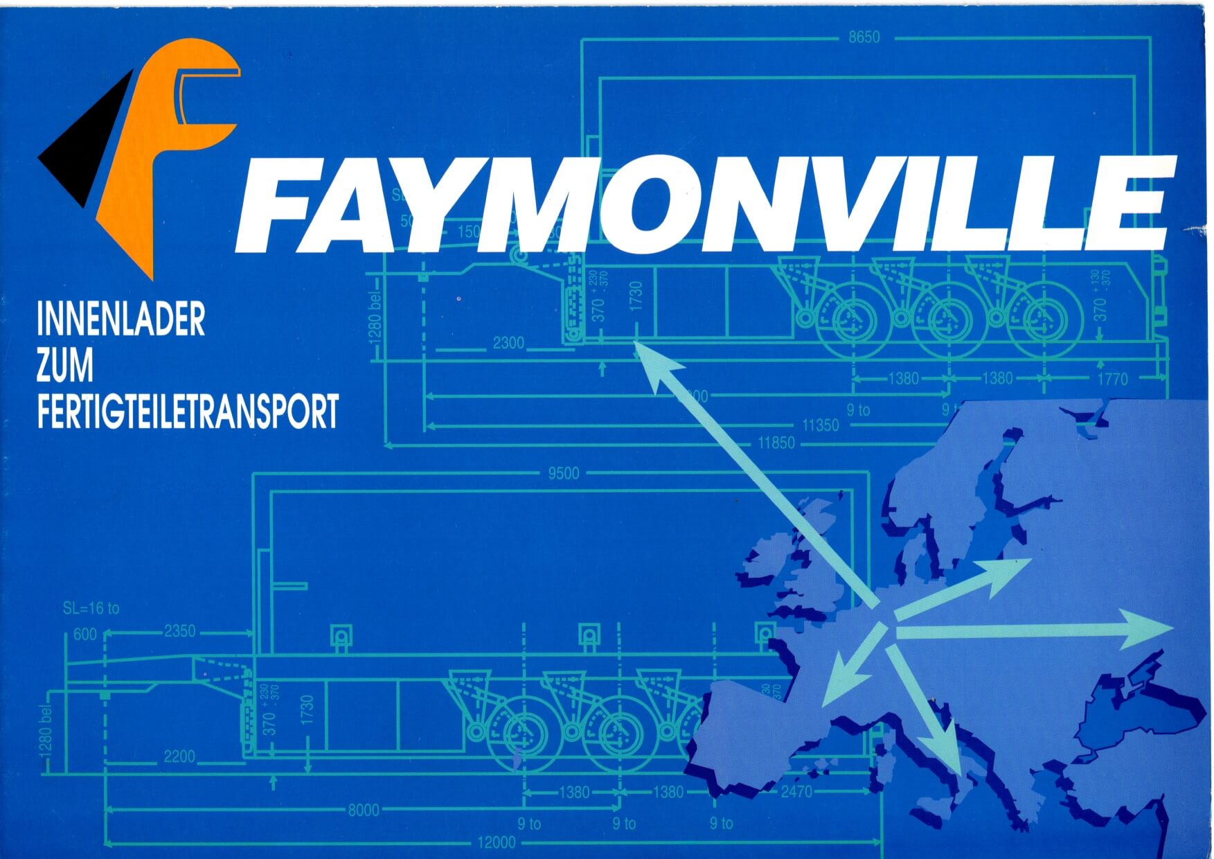 25-3917 Faymonville chargeur interne pour le transport de pièces finies