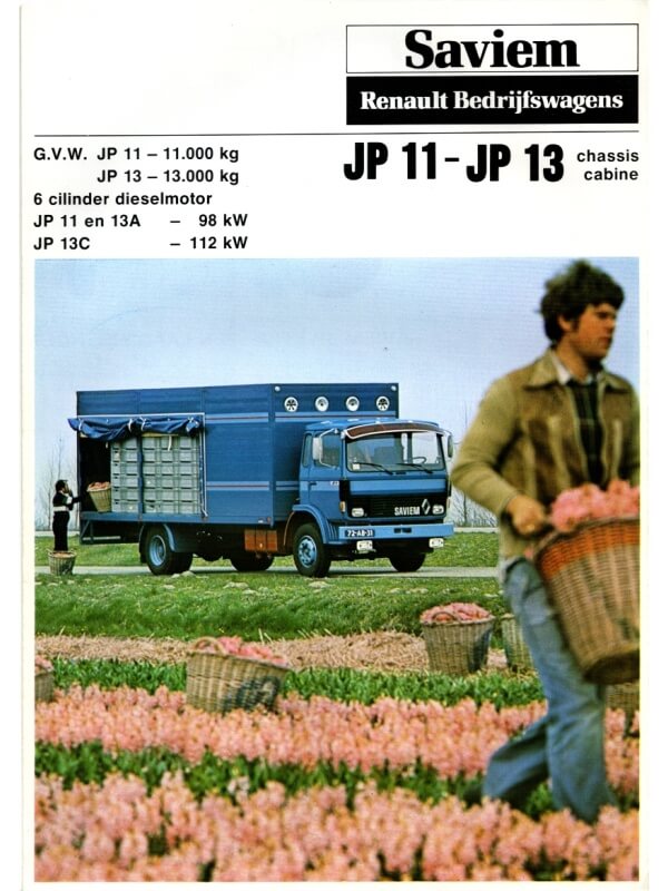 25-4125 saviem jp 11 / jp 13 (document nl)